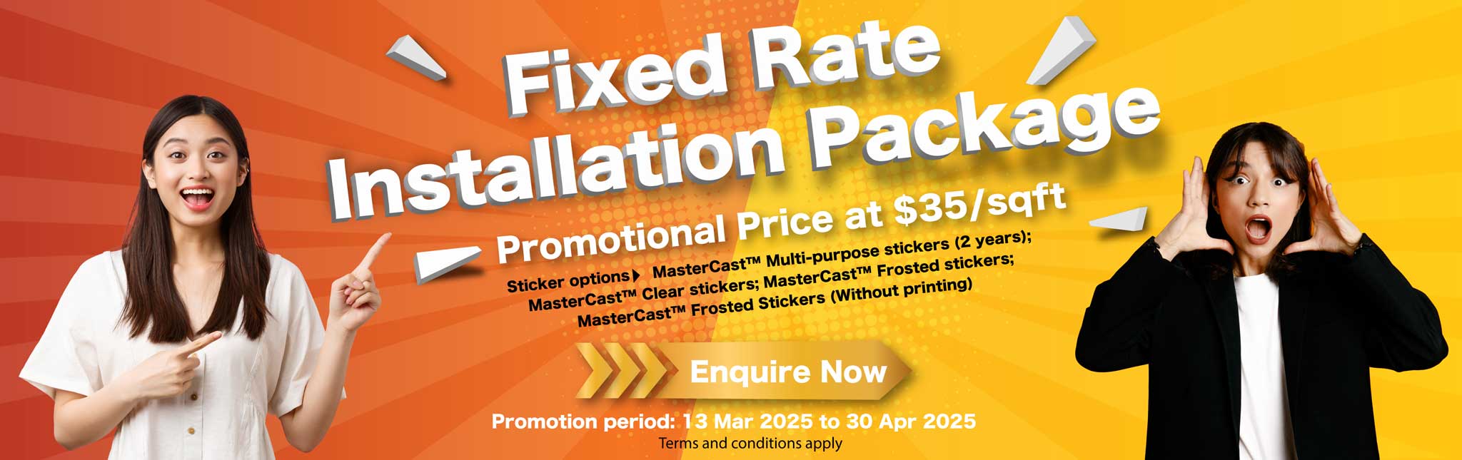 Fixed Rate Installation Package